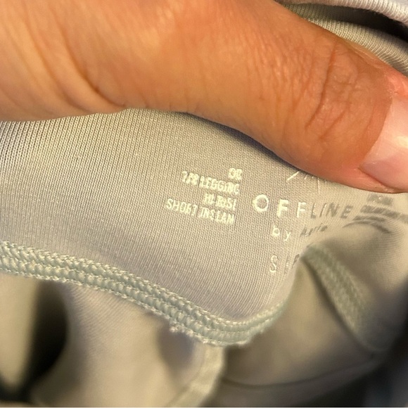 Aerie Gray OG High Rise 7/8 Leggings - Picture 4 of 7